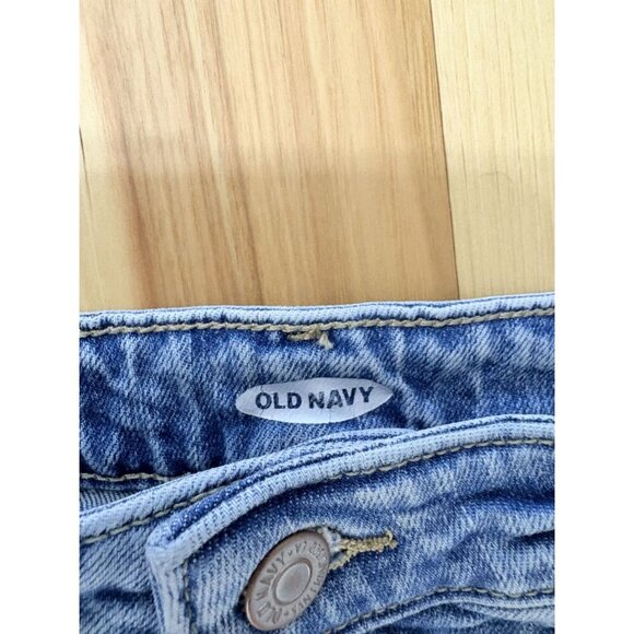 Old Navy Womens Cutoff Denim Skirt Size 6 Light Wash Frayed Hem Casual Style - Picture 2 of 4